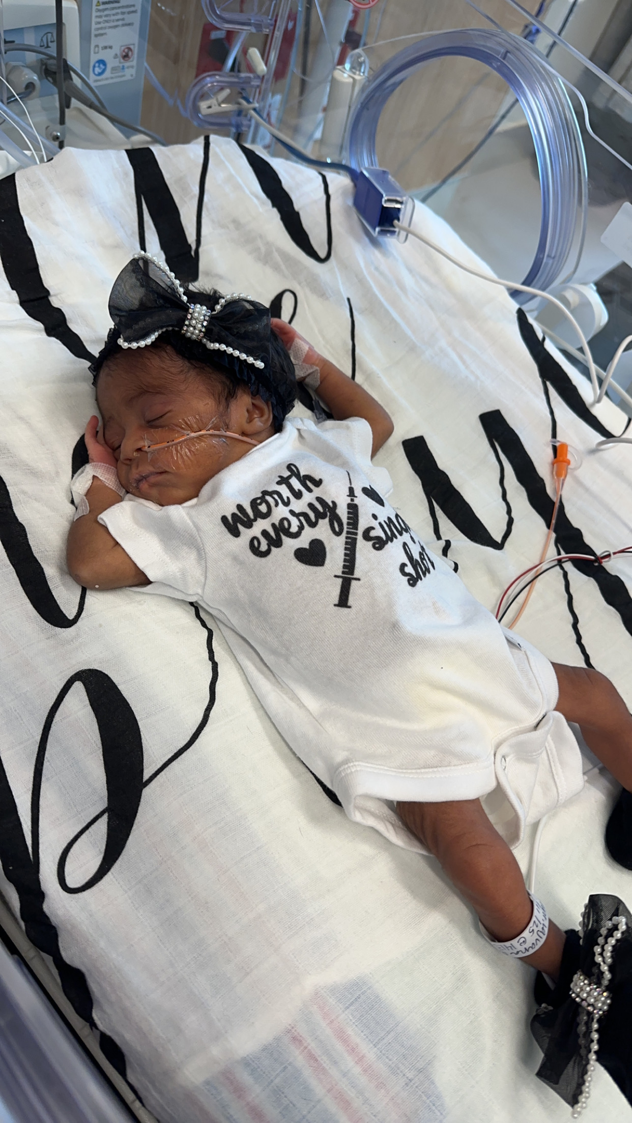 A peaceful moment with Harper and her loved ones